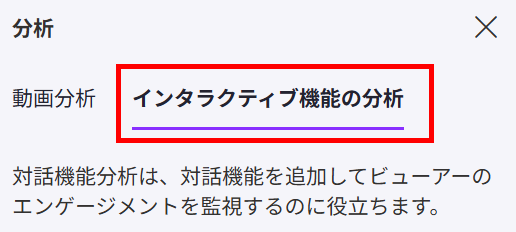 インタラクティブ分析